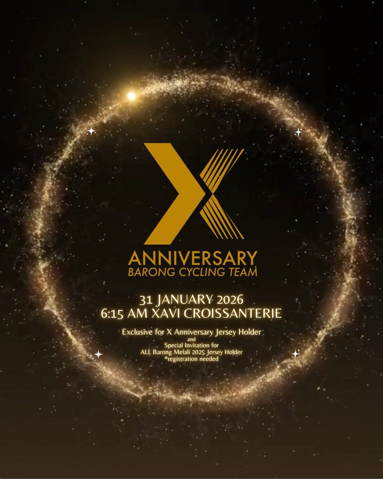 Barong X Anniversary Jersey Launching Ride